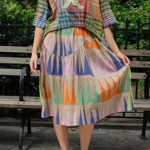 Rujuta Sheth Wave Skirt in Multipoint 1XL